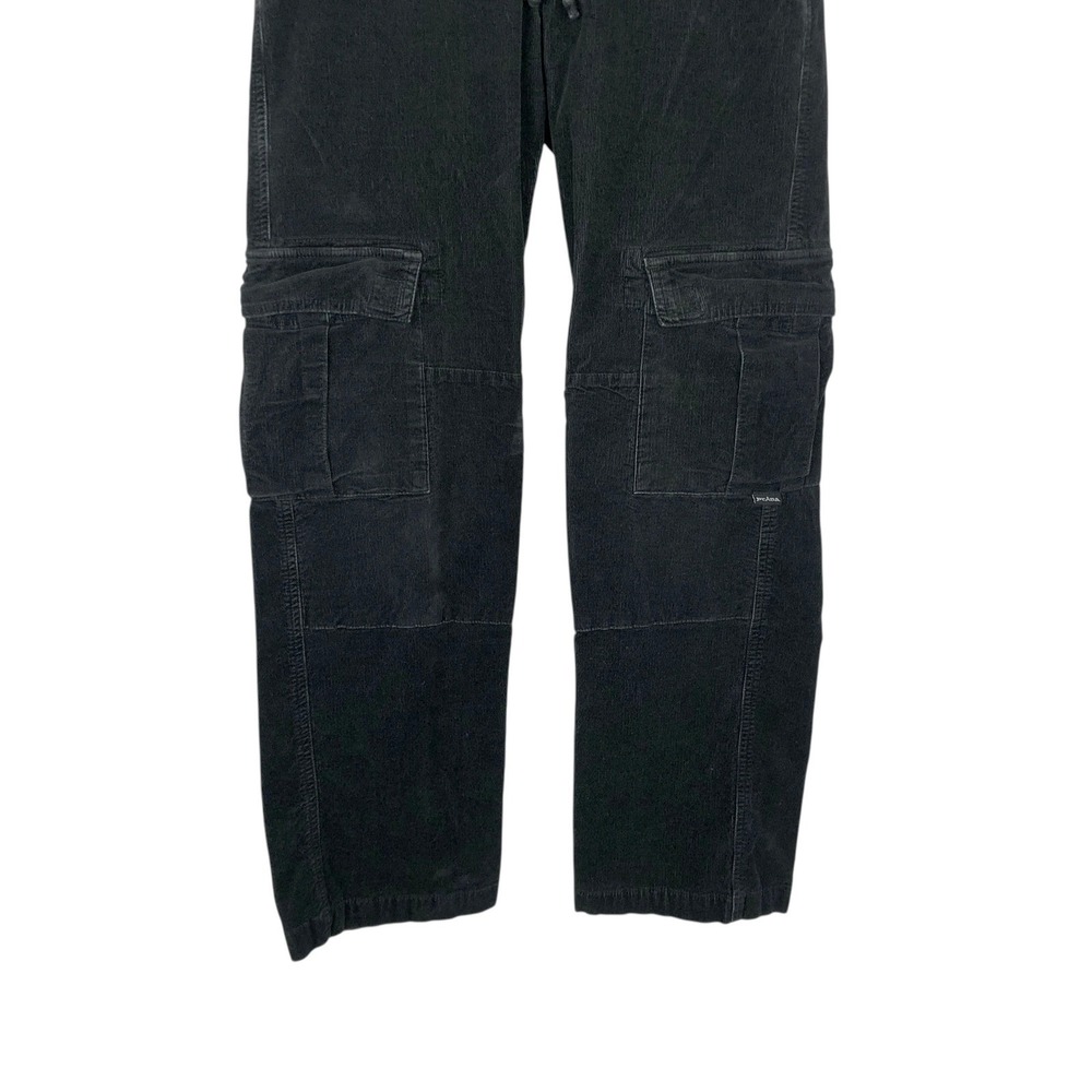 Vintage Prana Corduroy Low Rise Cargo Pants Straight Leg Small Y2K 90s Grunge - Picture 3 of 16